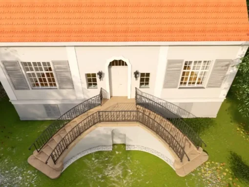 Neubau einer Außentreppe